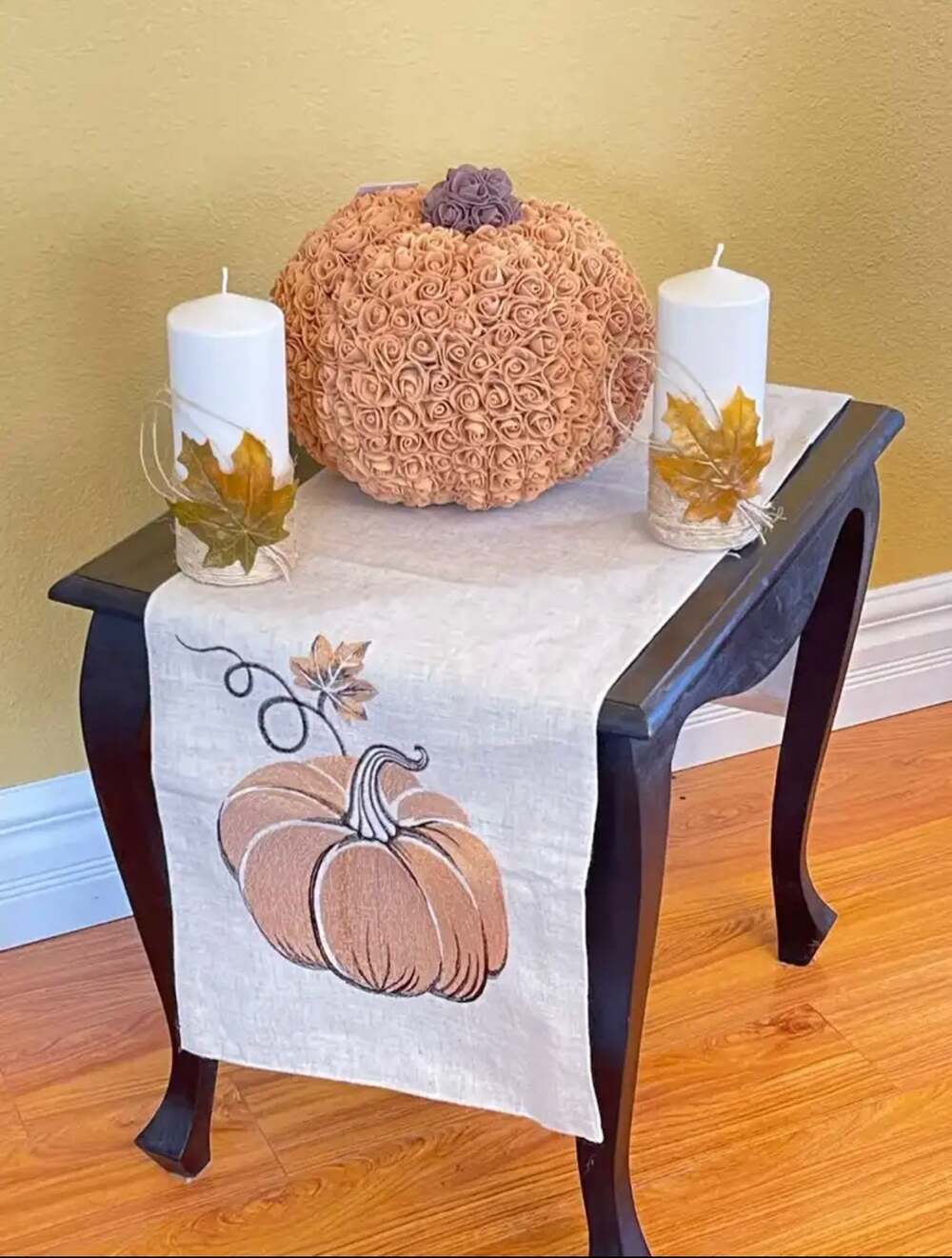 Beautiful Handmade By Me Pumpkin From Roses